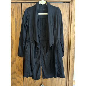 Women's Max Jeans Black Long Cardigan / Jacket XS (Fits S–M)